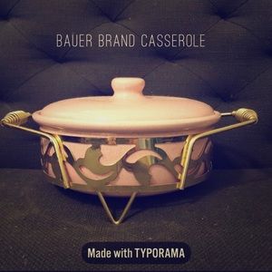 Antiques Bauer Casserole Dish